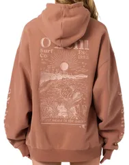 オニール レディース アウター パーカー・スウェット ONeill Womens Chore Break Oversized Hoodie Carobrown ブラウン