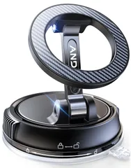 スマホホルダー 車 マグネット真空ゲル吸盤+磁力の最強コンビ 車 スマホスタンド 安定性 Mag-safe 車載 24×N55磁石 超 カー用品 車載スマホホルダー 多角度自由調節 360°回転な台座 マグセーフ 車載 片手操作 1秒で着脱 車用品 携帯ホ…