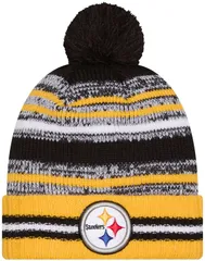 ニューエラ レディース アクセサリー 帽子 Tシャツ ニット New Eradult Pittsburgh Steelers Black Cheer Knit Hat NoColor ブラック