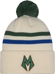 ニューエラ レディース アクセサリー 帽子 ニット ロゴ New Eradult 202526 City Edition Milwaukee Bucks Logo Pom Knit Beanie NoColor