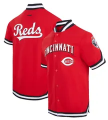 プロスタンダード メンズ アウター ジャケット・ブルゾン Pro Standard Mens Cincinnati Reds Red Warmup Jacket NoColor レッド