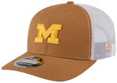 ニューエラ レディース アクセサリー 帽子 New Eradult Michigan Wolverines Brown EG Trucker 9Seventy Adjustable StretchSnap Hat NoColor ブラウン
