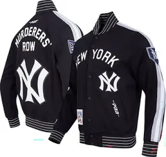 プロスタンダード メンズ アウター ジャケット・ブルゾン Pro Standard Adult New York Yankees Black Murderers Row Game Day Jacket NoColor ブラック