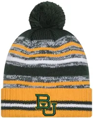 ニューエラ レディース アクセサリー 帽子 ニット New Eradult Baylor Bears Dark Green Cheer Knit Hat NoColor グリーン