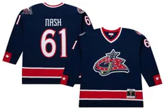 ミッチェルネス メンズ アウター ジャケット・ブルゾン ヴィンテージャージー Mitchell Ness Mens Columbus Blue Jackets Rick Nash 61 2003 Viのサムネイル