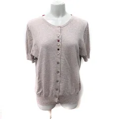 ポールスミス PAUL SMITH カーディガン ニット 半袖 XL ベージュ /YI