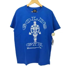 ユーズドフルギ USED古着 USA製 GOLDS GYM イラスト プリント Tシャツ メンズ import：L 