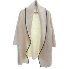 ボールジー BALLSEY トゥモローランド カーディガン ニット コーディガン 前開き 長袖 ウール F アイボリー 白 ホワイト /YK