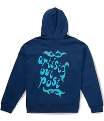 スコッチアンドソーダ メンズ アウター パーカー・スウェット グラフィック Scotch Soda Front And Back Graphic Loose Fit Hoodie Pageant Blのサムネイル