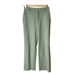 23区 オンワード樫山 vingt-trois arrondissements ストレート パンツ スラックス 32 グリーン ■FY