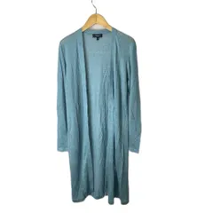 セオリー Theory SAG HARBOR TORINA S カーディガン ボタンレス ロング 長袖 S ブルー ■FY