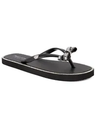 ジューシークチュール レディース シューズ サンダル Juicy Couture Womensierra Bow Flip Flops Black ブラックのサムネイル