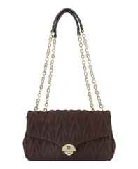 ナインウェスト レディース バッグ Nine West Jaslee Convertible Chain Flap Crossbody Bag Raisinのサムネイル
