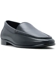 アルド レディース シューズ スリッポン・ローファー ALDO Womens Ambar Almond Toe Loafers Black Smooth ブラックのサムネイル