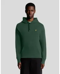 ライルアンドスコット メンズ アウター パーカー・スウェット Lyle Scott Mens Long Sleeve Pull Over Hoodie Dark green グリーンのサムネイル