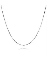 ブリング レディース アクセサリー ネックレス・チョーカー・ペンダントトップ レース Bling Jewelry 150 Gauge 925 Sterling Silver Sparkle Ball Shot Bead Chainecklace 16 18 2