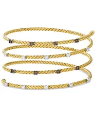 ル ヴァン レディース アクセサリー ブレスレット・バングル・アンクレット Le Vian Chocolatier Chocolate Diamond Vanilla Diamond Wrap Bracelet 34 ctw in 14k TwoTone Ye