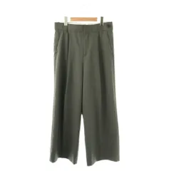 ザラ ZARA ワイドパンツ ストレート タック EUR S グレー /CX ■OS