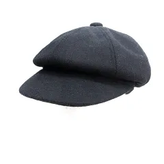 ノーブランド 帽子 キャスケット 黒 ブラック /AU ●RY