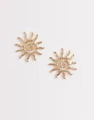 アクセサライズ レディース アクセサリー ピアス・イヤリング Accessorize molten sun stud earrings tone GOLD ゴールドのサムネイル