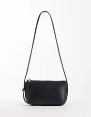マンゴ レディース バッグ Mango structured cross body bag Black ブラックのサムネイル