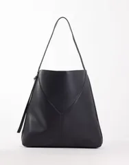 マンゴ レディース バッグ Mango slim shoulder bag Black ブラックのサムネイル