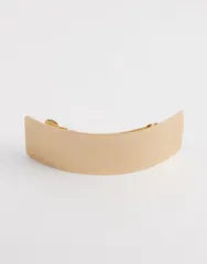 エイソス レディース アクセサリー ASOS DESIGN rectangular hair clip in brushed gold tone SILVER シルバーのサムネイル