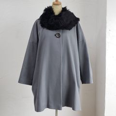 美品 カールドノヒュー 最高級ラムレザー ボアムートン ロング レザー