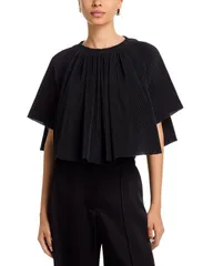 コー レディース トップス シャツ CO Crinkle Top Black ブラック