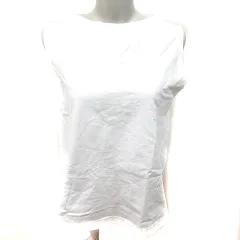 オーグ A.U.G. ニット カットソー Uネック ノースリーブ 1 アイボリー /RT