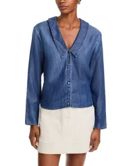 ベラダール レディース トップス シャツ Bella Dahl Puritan Collar Shirt Moonlit Washのサムネイル