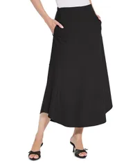 リジー レディース ボトムスカート A ライン Lyss Ponte A Line Skirt Black ブラック