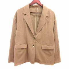 アズールバイマウジー AZUL by moussy テーラードジャケット 長袖 FREE ベージュ /YK
