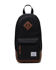 ハーシェルサプライ メンズ バッグ ショルダーバッグ Herschel Supply Co Heritage Shoulder Bag Blacktan ブラックのサムネイル