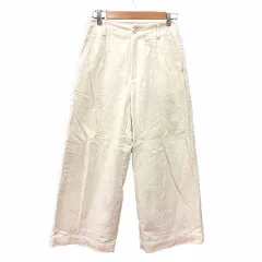 グローバルワーク GLOBAL WORK ワイドパンツ コーデュロイ M 白 ホワイト /YK