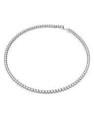 スワロフスキー レディース アクセサリー ネックレス・チョーカー・ペンダントトップ レース Swarovski Matrix Crystal Tennis Necklace 164 ClearSilver シルバー