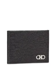 フェラガモ メンズ アクセサリー 財布 レザー Ferragamo Mens Revival Leather Bifold Wallet BlackBlue ブラックのサムネイル