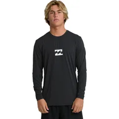 ビラボン メンズ トップス Tシャツ 長袖 Billabong All Day Wave LF LongSleeve Rashguard Mens Black ブラック