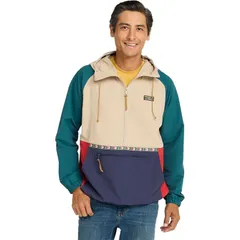 エルエルビーン メンズ アウター ジャケット・ブルゾン LLBean Mountain Classic Multi Color Anorak Mens Light KhakiDark Steel Gray グレー
