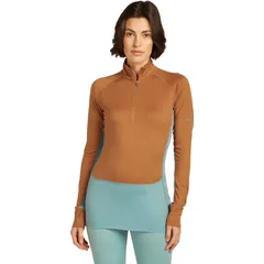 アイスブレーカー レディース トップス Tシャツ ニット 長袖 Icebreaker Merino 200 ZoneKnit LongSleeve 12Zip Top Womens HydroTraiのサムネイル