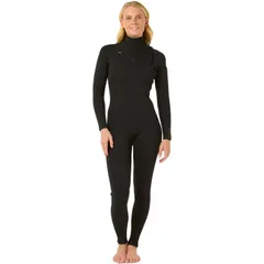 リップカール レディース 水着 上下セット Rip Curl Dawn Patrol 43 ChestZip Full Wetsuit Womens Black ブラック