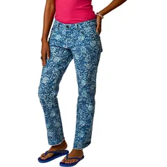 カーブデザイン レディース ボトムス カジュアルパンツ Carve Designs Carson Jean Womens Indigo Floral インディゴ