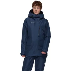 マムート レディース アウター ジャケット・ブルゾン フーデッドジャケット Mammut Falline HS Thermo Hooded Jacket Womens Marineのサムネイル