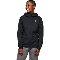 ブラックダイヤモンド レディース アウター ジャケット・ブルゾン フーデッドジャケット Black Diamond Alpine Start Hooded Jacket Womens Black ブラック