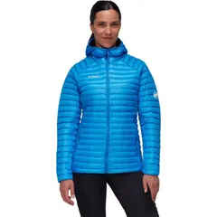 マムート レディース アウター ジャケット・ブルゾン フーデッドジャケット Mammut Aenergy IN Hooded Jacket Womens Glacier BlueBlack ブラックのサムネイル