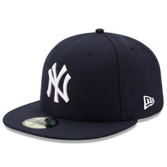뉴엘라 여성 액세서리 모자 Mens New Era Navy New York Yankees Game AuthenticollectionField 59FIFTY Fitted Hat Ynk Navy 네이비