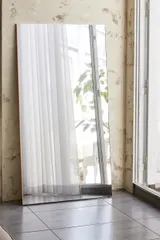 新品 リフェクス割れない軽量ミラー 幅80×高さ150cmスリムエッジ・シャンパンゴールドRRM-6/SG【日本製】