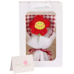 子供 友達 記念日 女性 人気 誕生日プレゼント 入園祝い 贈り物 ギフト 卒業祝い 造花 花 花束ギフト 母の日ギフト ぬいぐるみ花束 スマイルフラワー韓国