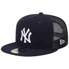 ニューエラ レディース アクセサリー 帽子 Mens New Era Navy New York Yankees Team Color Trucker 9FIFTY Snapback Hat Ynk Navy ネイビー