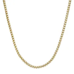 リンクス レディース アクセサリー ネックレス・チョーカー・ペンダントトップ レース Mens LYNX 14k Gold Over Silver 38mm Franco Chainecklace Gold Tone ゴールド